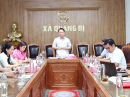 UBND xã Quảng Bị đã tổ chức Hội nghị nghe báo cáo tình hình thực hiện các dự án trên địa bàn