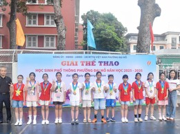 Phường Đại Mỗ tổ chức thành công giải thi đấu điền kinh, kết thúc Giải thể thao học sinh phường 2026