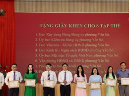 HĐND phường Yên Sở tổ chức Hội nghị tổng kết công tác hoạt động HĐND khóa I, nhiệm kỳ 2021–2026 và tổng kết cuộc bầu cử đại biểu Quốc hội khóa XVI, đại biểu HĐND các cấp nhiệm kỳ 2026–2031.