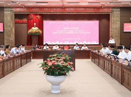 Đảng uỷ xã Hoài Đức tiếp sóng hội nghị trực tuyến giao ban quý I của Thành uỷ-HĐND-UBND-Uỷ ban MTTQ Việt Nam Thành phố Hà Nội