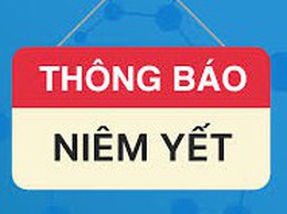 Thông báo niêm yết công khai Quyết định phê duyệt phương án chi tiết bồi thường, hỗ trợ và tái định cư để thực hiện Dự án Trường THCS Hoàng Diệu