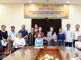 Hội bảo trợ người khuyết tật và trẻ mồ côi TP Hà Nội trao tặng xe lăn cho người khuyết tật có hoàn cảnh khó khăn của phường Dương Nội, Yên Nghĩa