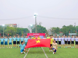 Giao lưu bóng đá giữa FC xã Phú Nghĩa và FC xã Trần Phú