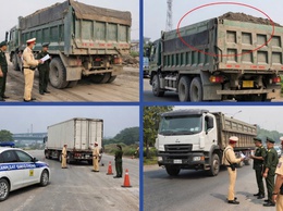 CÔNG AN XÃ VĨNH THANH TĂNG CƯỜNG QUẢN LÝ XE TẢI TỪ 15 TẤN TRỞ LÊN, ĐẢM BẢO AN TOÀN GIAO THÔNG