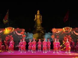 Gia Lâm sôi nổi đêm liên hoan nghệ thuật quần chúng chào mừng Lễ hội Đền – Chùa Bà Tấm năm 2026