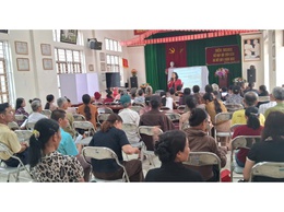 ỨNG HÒA TẬP HUẤN KIẾN THỨC AN TOÀN THỰC PHẨM CHO CÁC HỘ SẢN XUẤT, KINH DOANH SẢN PHẨM NÔNG LÂM THỦY SẢN.