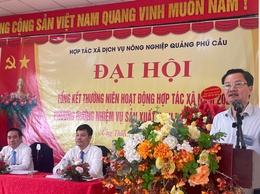 HTXDV nông nghiệp Quảng Phú Cầu tổ chức Đại hội đại biểu thường niên năm 2026