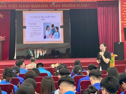 Trạm Y tế xã Vĩnh Thanh tổ chức Hội nghị truyền thông về lợi ích của khám sức khỏe trước khi kết hôn và sàng lọc trước sinh, sơ sinh dành cho đoàn viên, thanh niên trên địa bàn xã.