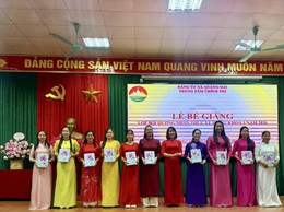 Quảng Oai bế giảng lớp bồi dưỡng nhận thức về Đảng khóa III năm 2026