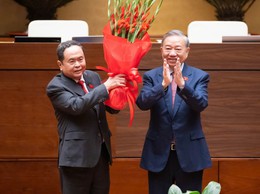 Đồng chí Trần Thanh Mẫn tiếp tục được bầu giữ chức Chủ tịch Quốc hội khóa XVI