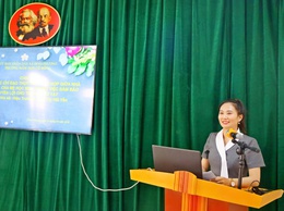 Xã Đoài Phương bồi dưỡng “Kiến thức giáo dục hòa nhập trẻ khuyết tật cấp học mầm non”