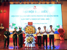 Đại hội Hội Cựu Thanh niên xung phong xã Quang Minh lần thứ nhất, nhiệm kỳ 2026 – 2031