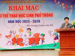 PHÚC SƠN TỔ CHỨC THÀNH CÔNG GIẢI THỂ THAO HỌC SINH NĂM HỌC 2025 – 2026