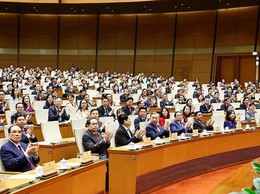 Hình ảnh khai mạc trọng thể kỳ họp thứ nhất Quốc hội khóa XVI