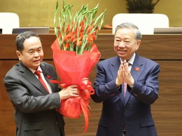 Đồng chí Trần Thanh Mẫn tiếp tục được bầu là Chủ tịch Quốc hội khóa XVI