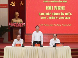 Phường Vĩnh Hưng: Thống nhất nhận thức, quyết liệt thực hiện thắng lợi các mục tiêu năm 2026