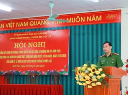  Ban Chỉ đạo 89 xã Suối Hai tổng kết công tác phòng, chống ma túy năm 2025 và triển khai nhiệm vụ trọng tâm năm 2026