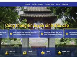 Hà Nội mở cổng đăng ký dự tuyển lớp 10 công lập từ ngày 10/4 đến 17/4/2026