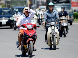 Ngày 06/4/2026, Hà Nội trưa và chiều trời nắng, chiều nắng nóng