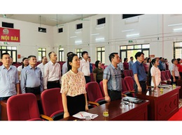 ĐẢNG BỘ CÁC CƠ QUAN ĐẢNG XÃ NỘI BÀI TỔ CHỨC LỄ CHÀO CỜ THÁNG 4/2026