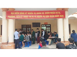 Phường Đông Ngạc hoàn thành công tác đăng ký nghĩa vụ quân sự, Quân nhân dự bị, phương tiện kỹ thuật dự bị và dân quân tự vệ năm 2026