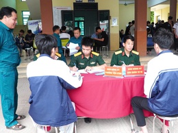 Đại Xuyên: Triển khai đăng ký nghĩa vụ quân sự lần đầu cho nam công dân đủ  tuổi 17