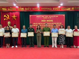 Phường Tây Mỗ tổng kết công tác tuyển chọn, gọi công dân nhập ngũ và thực hiện nghĩa vụ tham gia Công an nhân dân năm 2026