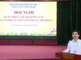 Đảng ủy xã Vĩnh Thanh tổ chức buổi lễ chào cờ và sinh hoạt dưới cờ tháng 4/2026