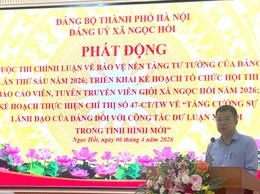 Xã Ngọc Hồi phát động cuộc thi chính luận và triển khai hội thi báo cáo viên, tuyên truyền viên giỏi năm 2026