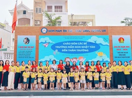 Trường Tiểu học Đoàn Thị Điểm, trường Mầm non Nhật Tảo phối hợp tổ chức chương trình Ngày hội trải nghiệm “Em là học sinh lớp 1”