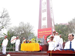 XÃ DÂN HÒA TRANG TRỌNG TỔ CHỨC LỄ TRUY ĐIỆU VÀ AN TÁNG HÀI CỐT LIỆT SĨ NGUYỄN ĐỨC YÊN