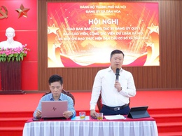 HỘI NGHỊ GIAO BAN BAN CÔNG TÁC 35 ĐẢNG ỦY QUÝ 1 BÁO CÁO VIÊN, CỘNG TÁC VIÊN DƯ LUẬN XÃ HỘI, VÀ BAN CHỈ ĐẠO THỰC HIỆN DÂN CHỦ CƠ SỞ XÃ DÂN HÒA