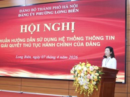 Phường Long Biên đẩy mạnh chuyển đổi số trong công tác Đảng