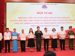 Hoàn thành 100% chỉ tiêu: Phường Long Biên tổng kết công tác tuyển quân năm 2026