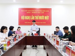 Kiến Hưng: Tập trung tháo gỡ “điểm nghẽn”, phấn đấu tăng trưởng kinh tế 12,3%