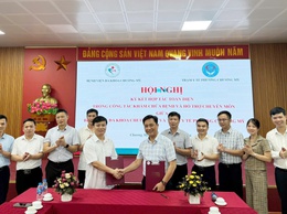 Bệnh viện Đa khoa Chương Mỹ và Trạm Y tế phường Chương Mỹ ký kết hợp tác toàn diện trong công tác khám chữa bệnh và hỗ trợ chuyên môn 