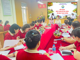 Trường mầm non A Tứ Hiệp tổ chức đối thoại với phụ huynh về công tác đảm bảo an toàn thực phẩm