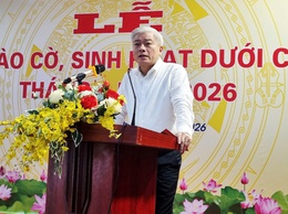 Đảng ủy - Hội đồng nhân dân - Ủy ban nhân dân - Ủy ban Mặt trận tổ quốc Việt Nam phường Đại Mỗ chào cờ, sinh hoạt dưới cờ tháng 4 năm 2026