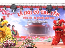 Lễ hội truyền thống làng Thọ ( xã Mỹ Đức) lan toả các giá trị văn hoá truyền thống