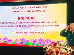 Ngọc Hồi: Tổ chức Hội nghị Tổng kết công tác tuyển quân năm 2026