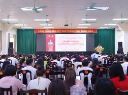 Lễ bế giảng lớp bồi dưỡng lý luận chính trị dành cho đảng viên mới khóa I năm 2026.