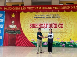 Nhặt được của rơi, trả lại người mất – Hành động đẹp lan tỏa từ học sinh trường THCS Liên Hà