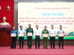 Phường Chương Mỹ tổng kết công tác tuyển quân năm 2026