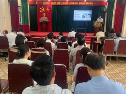 Phường Tây Mỗ đẩy mạnh chuyển đổi số: Tổ chức đào tạo sử dụng mô hình không gian làm việc số (HanoiWork)