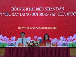 Phường Ô Chợ Dừa thống nhất nhiều nhiệm vụ xây dựng đời sống văn hóa, hướng tới đô thị văn minh