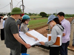 Xã Hồng Vân đẩy nhanh công tác kiểm đếm phục vụ công tác bồi thường, hỗ trợ giải phóng mặt bằng thực hiện Dự án Khu đô thị thể thao Olympic
