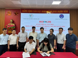 Tăng cường năng lực y tế cơ sở: Ký kết hợp tác toàn diện giữa Bệnh viện Đa khoa Chương Mỹ và Trạm Y tế xã Xuân Mai