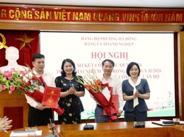 Đảng ủy Doanh nghiệp phường Hà Đông tổ chức Hội nghị sơ kết công tác quý I/2026