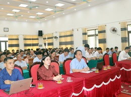 Trần Phú: Đảng uỷ, HĐND, UBND, UB MTTQ Việt Nam xã tổ chức hội nghị giao ban sơ kết Quý I, triển khai nhiệm vụ Quý II năm 2026