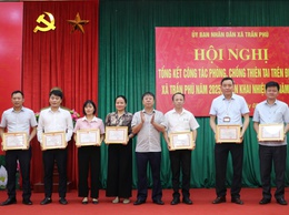 Trần Phú: Tổng kết công tác phòng chống thiên tai, đồng thời triển khai phương hướng nhiệm vụ năm 2026